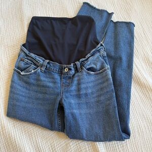 Abercrombie & Fitch Maternity Straight Leg Blue Jeans